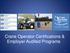 Crane Operator Certifications & Employer Audited Programs