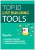 Top 10 List Building Tools