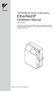 Installation Manual. YASKAWA AC Drive-V1000 Option EtherNet/IP. Type SI-EN3/V