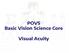 POVS Basic Vision Science Core. Visual Acuity