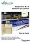 EasyTouch 8 & 4 Pool and Spa Control User s Guide