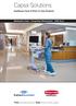 Capsa Solutions. Two Innovative Brands. One Point-of-Care Leader. Healthcare Carts & Point-of-Care Products