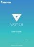 VAST 2.0. User Guide. version or above. Rev. 1.2