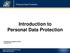 Introduction to Personal Data Protection DCU Risk & Compliance Office October 2015