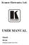 Kramer Electronics, Ltd. USER MANUAL. Model: WP-101. XGA/Stereo Audio Line Driver