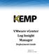 VMware vcenter Log Insight Manager. Deployment Guide