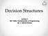 Decision Structures. Lecture 3 MIT 12043, Fundamentals of Programming By: S. Sabraz Nawaz