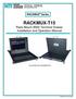 RACKMUX-T15 Rack Mount ANSI Terminal Drawer Installation and Operation Manual