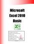 Microsoft Excel 2010 Basic