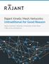 Rajant Kinetic Mesh Networks: Untraditional for Good Reason. Rajant InstaMesh Brilliantly Orchestrates Kinetic Mesh Traffic Across the Network
