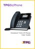 TPGBizPhone. Standard T42G IP Phone User Guide