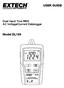 USER GUIDE. Dual Input True RMS AC Voltage/Current Datalogger. Model DL160