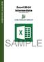 Excel 2016 Intermediate. North American Edition SAMPLE