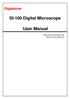 SI-100 Digital Microscope. User Manual