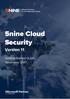 Mission Control for the Microsoft Cloud. 5nine Cloud Security. Version 11