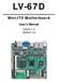 LV-67D. Mini-ITX Motherboard. User s Manual. Edition /01/19