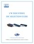 CW INDUSTRIES IDC SELECTION GUIDE