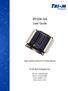 IR104-V4. User Guide. Tri-M Technologies Inc. Opto-isolated Industrial I/O Relay Module