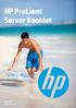 HP ProLiant Server Booklet