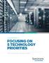 GOVERNMENT IT: FOCUSING ON 5 TECHNOLOGY PRIORITIES