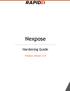 Nexpose. Hardening Guide. Product version: 6.0