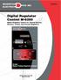 CONTROLS. Digital Regulator. Digital Regulator Control for General Electric, Siemens, Cooper and Howard Regulators