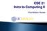 CSE 21 Intro to Computing II. Post-Midterm Review