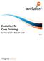 Evolution M Core Training Contract, Sales & Cash Book Issue 2