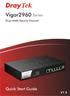 Vigor2960 Series Dual-WAN Security Firewall Quick Start Guide