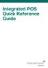Integrated POS Quick Reference Guide
