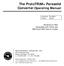 The ProtoTRAK Parasolid Converter Operating Manual