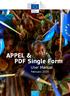 APPEL & PDF Single Form User Manual February 2016