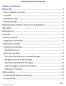 Collington Resident Phone and Voice Mail. Table of Contents