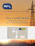 SOLUTIONS FOR AN EVOLVING WORLD RFL GARD Protective Relay & Communications System RFL GARD SFPLC 1