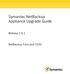Symantec NetBackup Appliance Upgrade Guide