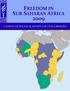FREEDOM IN SUB SAHARAN AFRICA 2009 A SURVEY OF POLITICAL RIGHTS AND CIVIL LIBERTIES