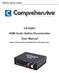 HDMI Audio Splitter/De-embedder CP-HDA2. HDMI Audio Splitter/De-embedder. User Manual. Please read this manual carefully before using this product.