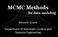 MCMC Methods for data modeling