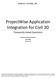ProjectWise Application Integration for Civil 3D