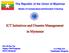 ICT Initiatives and Disaster Management in Myanmar