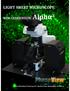 LIGHT SHEET MICROSCOPE. Alphα NEW GENERATION. Ground Breaking Technology For Selective Plane Illumination Microscopy