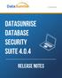 DataSunrise Database Security Suite Release Notes