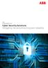 Cyber Security Solutions Mitigating risk and enhancing plant reliability