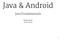 Java & Android. Java Fundamentals. Madis Pink 2016 Tartu