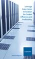 Leverage Data Center Innovation for Greater Efficiency and Profitability