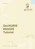 GeoNURIS WebGIS Tutorial Cooperation & Communication International