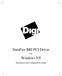 DataFire BRI PCI Driver. Windows NT. for. Installation and Configuration Guide