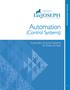 Automation (Control Systems) Automation. (Control Systems) Automation (Control Systems) for Pools and Spas