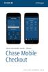QUICK REFERENCE GUIDE iphone. Chase Mobile Checkout. FOR U.S. CLIENTS NOVEMBER 2017 NEXT è