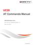 UC20 AT Commands Manual